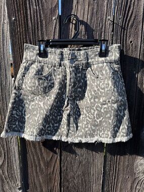 Leopard Mini Skirt